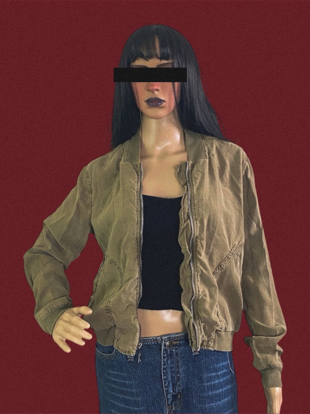 Bella Dahl Tan Bomber Jacket